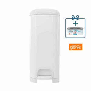 פח חיתולים נירוסטה Diaper Genie Select + מחסנית שקיות